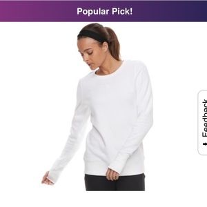 Tek Gear Women’s Thumbhole Crewneck